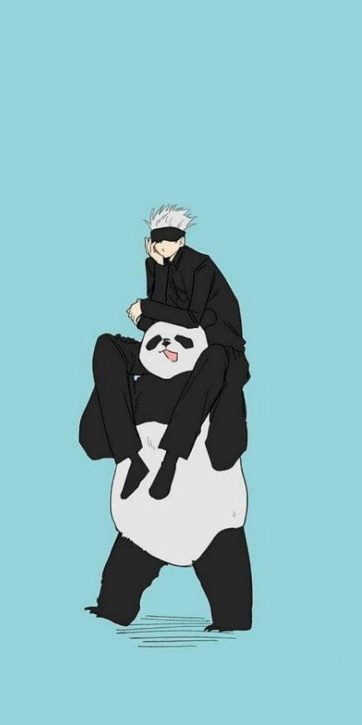 Jujutsu Kaisen Gojo And Panda Background