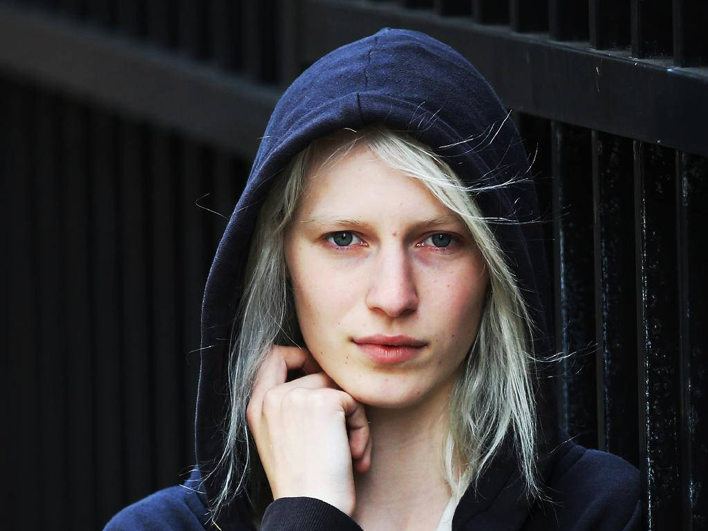 Julia Nobis In Hoodie Jacket