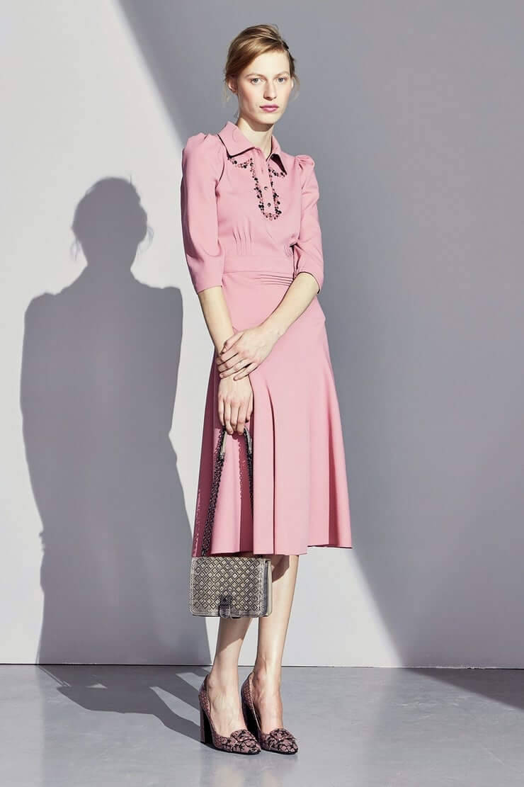 Julia Nobis Pink Dress Background