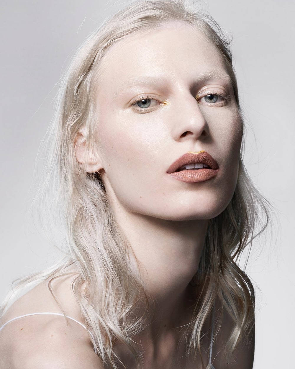 Julia Nobis White Hair Background