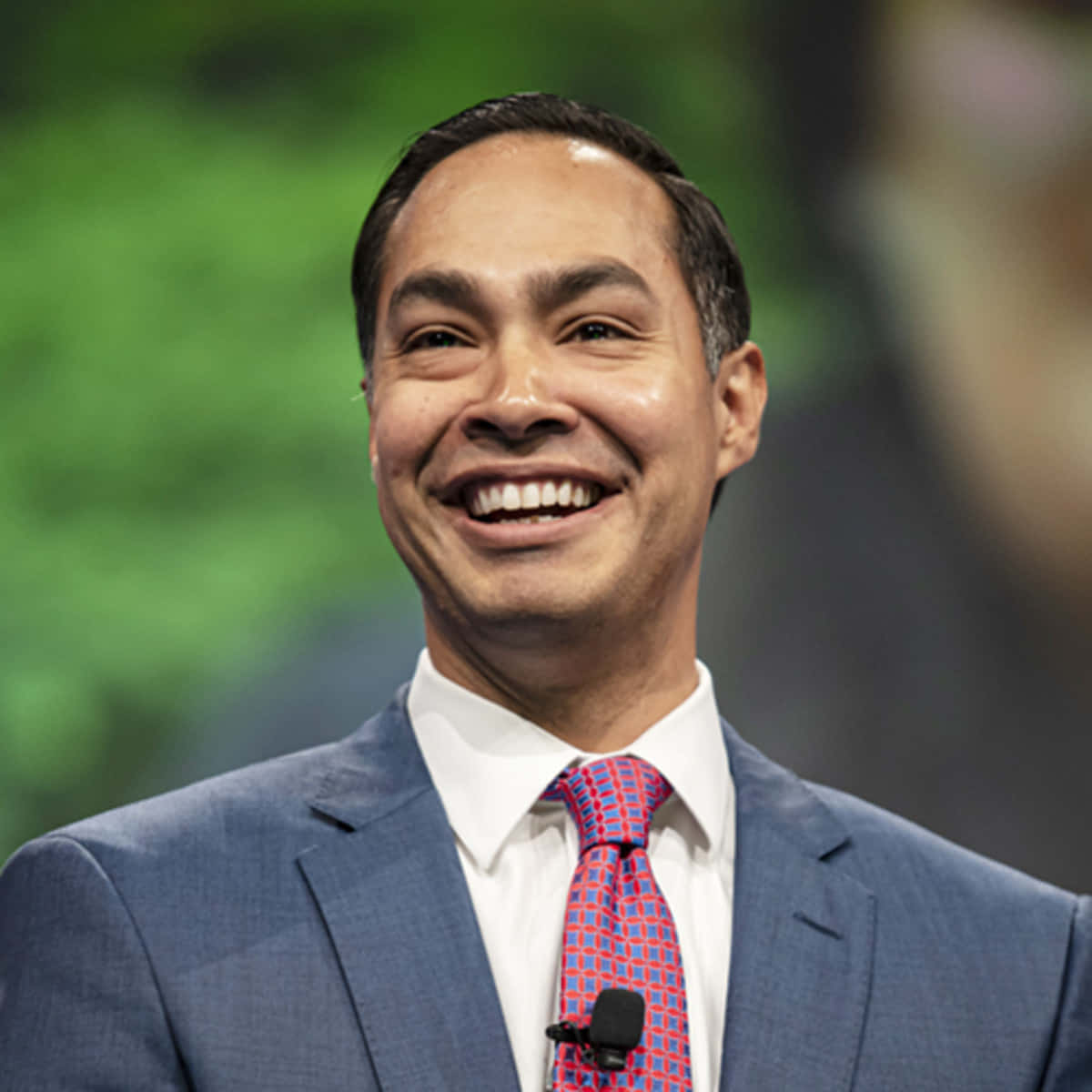 Julian Castro With Checkered Tie Background
