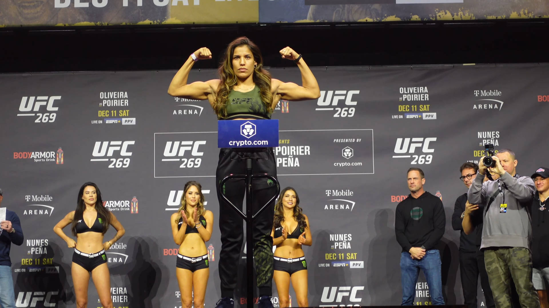 Julianna Peña At Ufc 277 Weigh-in Background