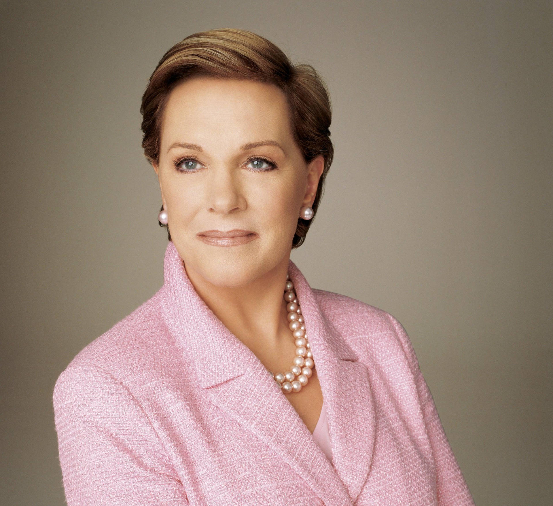 Julie Andrews Pink Outfit Background