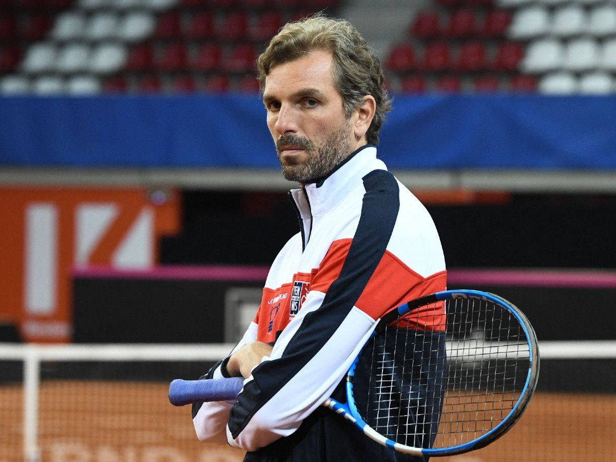 Julien Benneteau With Arms Crossed