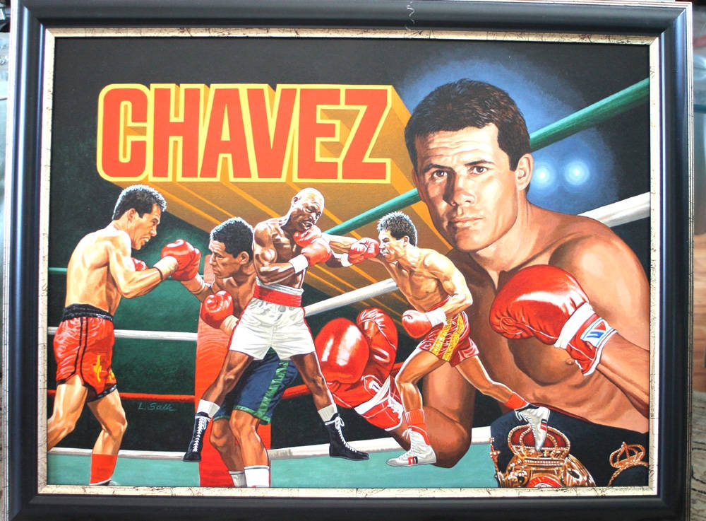 Julio Cesar Chavez Artwork Background