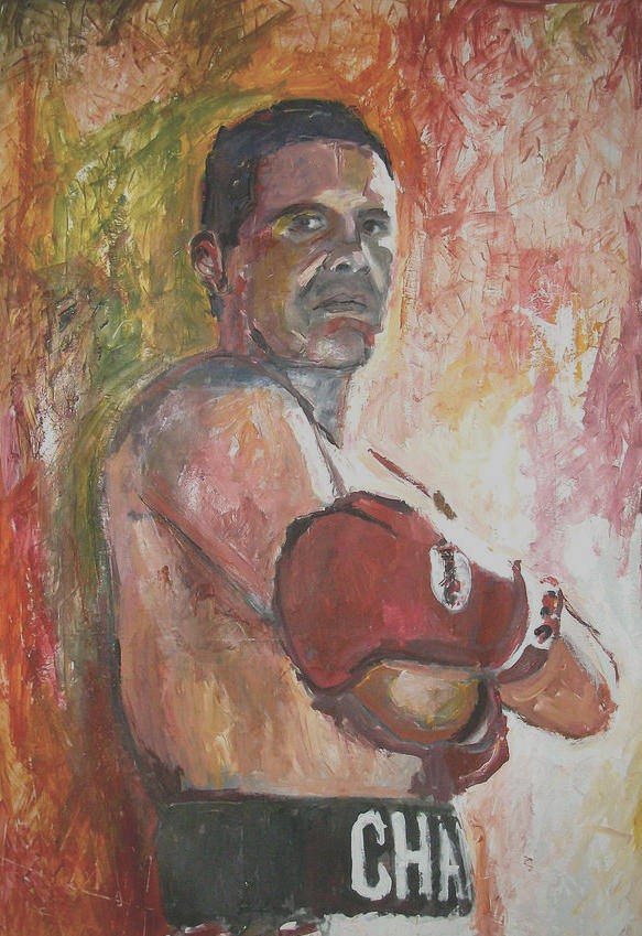 Julio Cesar Chavez Painting Background