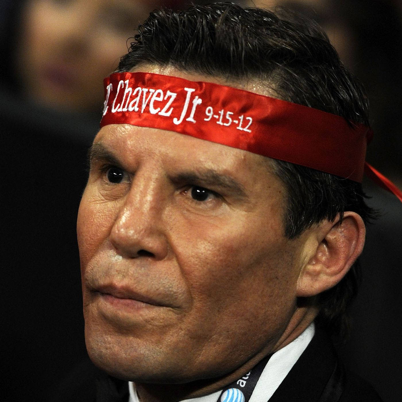 Julio Cesar Chavez Sr. With Head Band Background