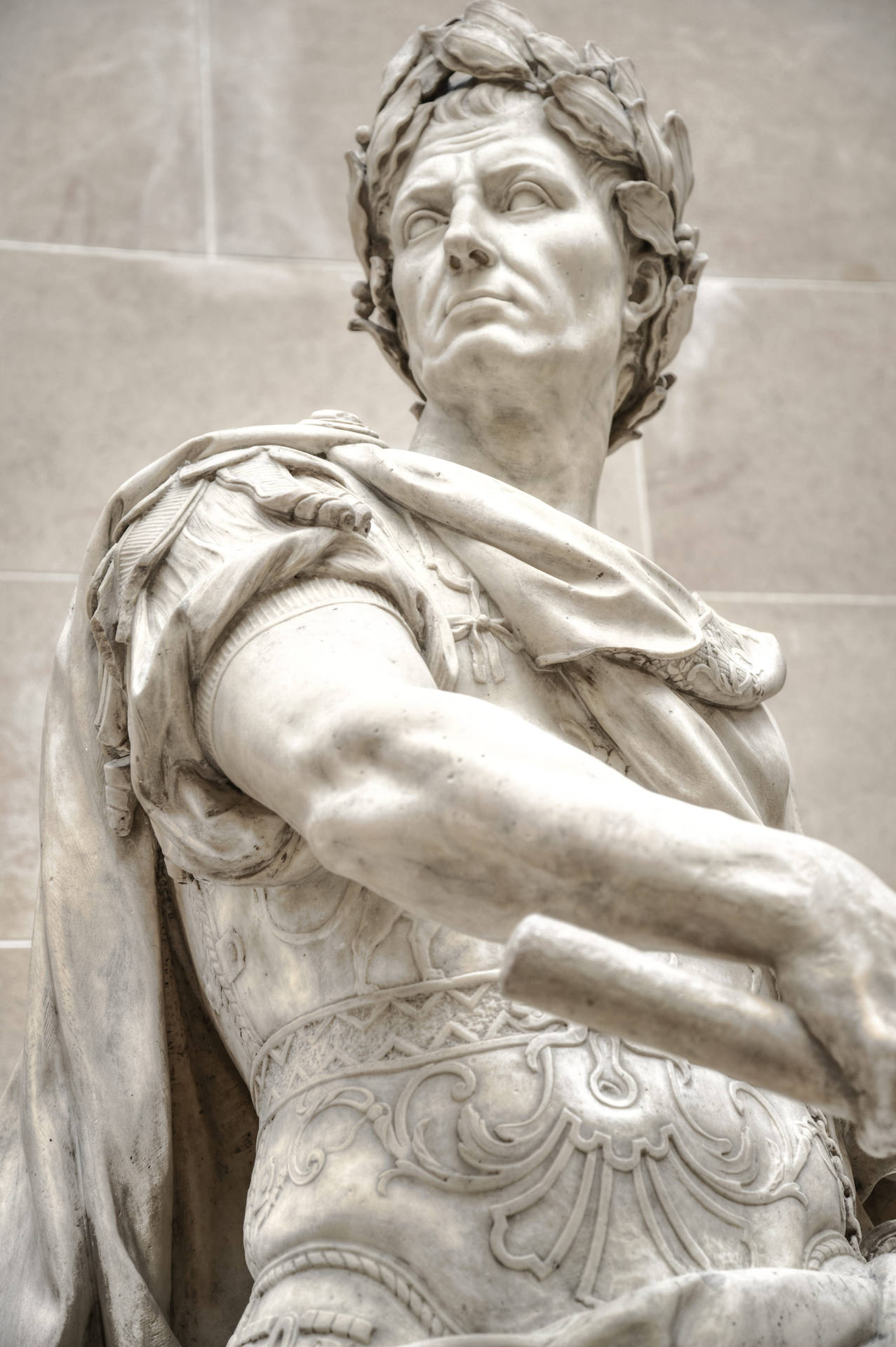 Julius Cezar Of Rome Statue Background