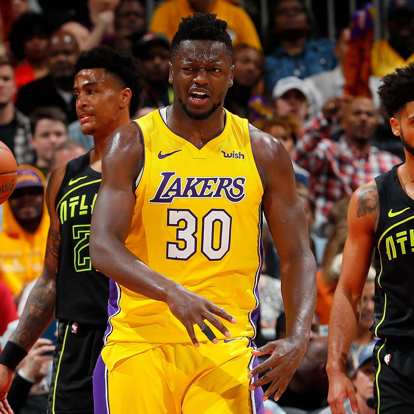 Julius Randle Goofy Expression