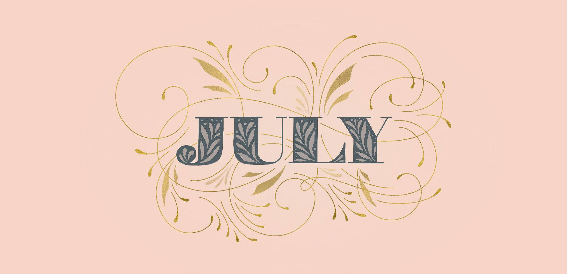 July Is Full Of Vibrant Colors And Beautiful Surprises. Background