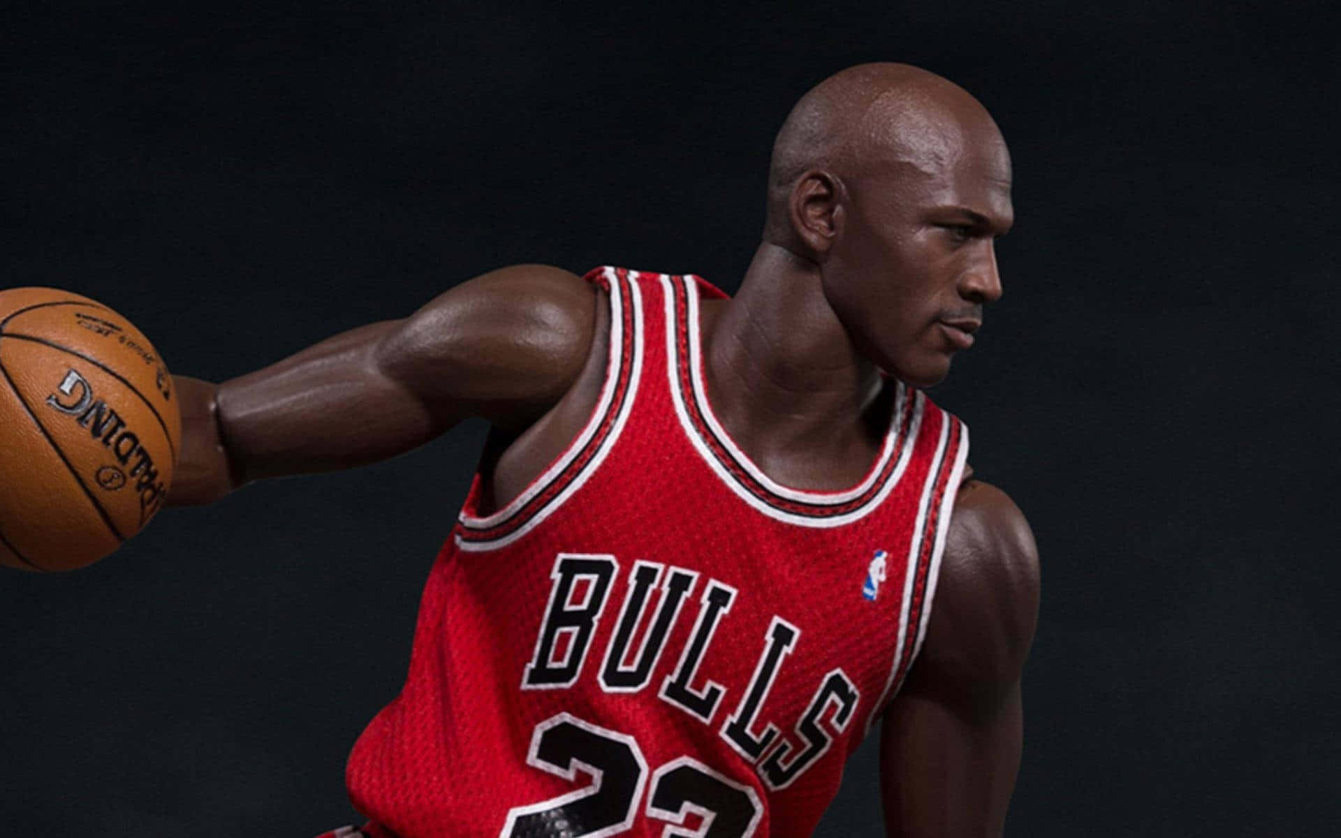 Jump Into Style With The Red Jordan Collection Background