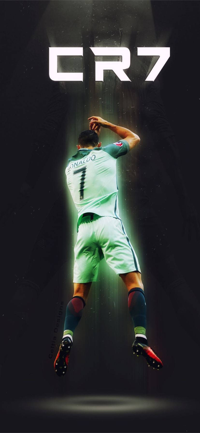 Jumping Cr7 3d Background