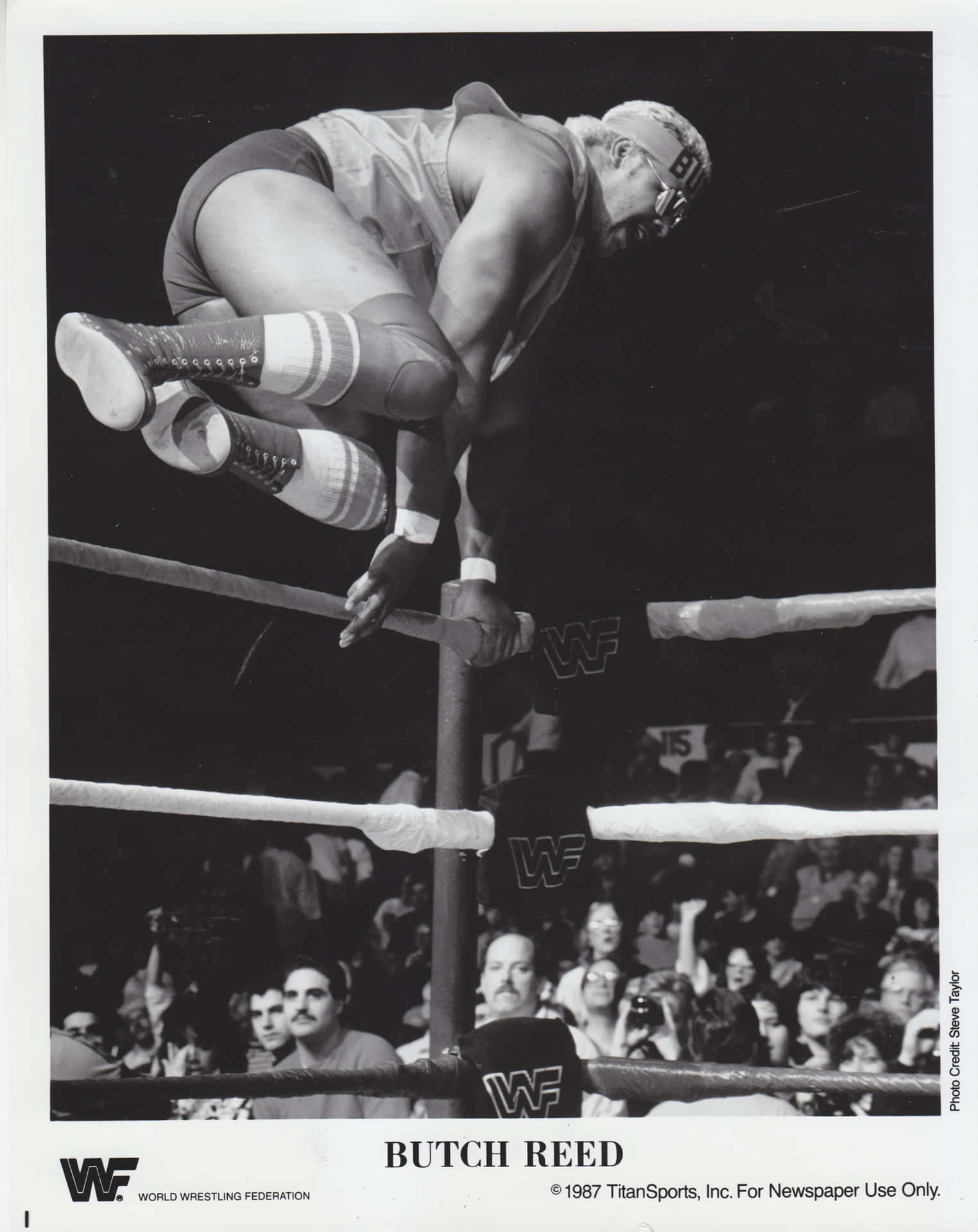 Jumping Into The Ring Butch Reed Background