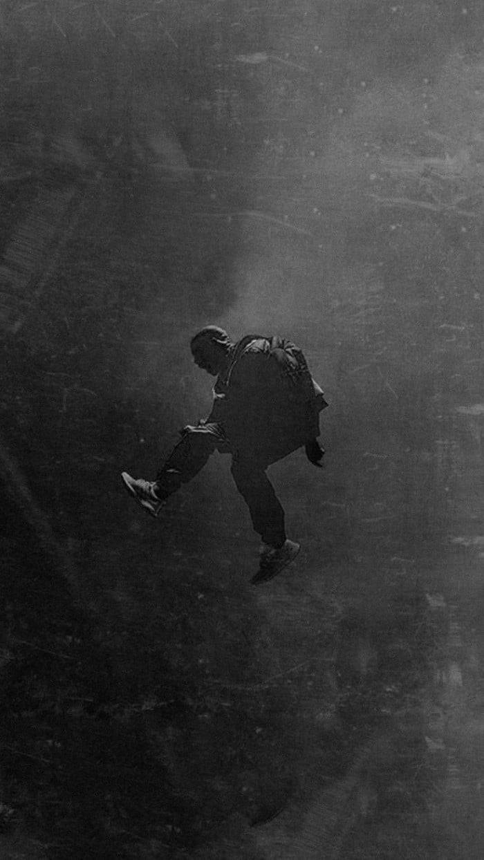 Jumping Kanye West Android Background