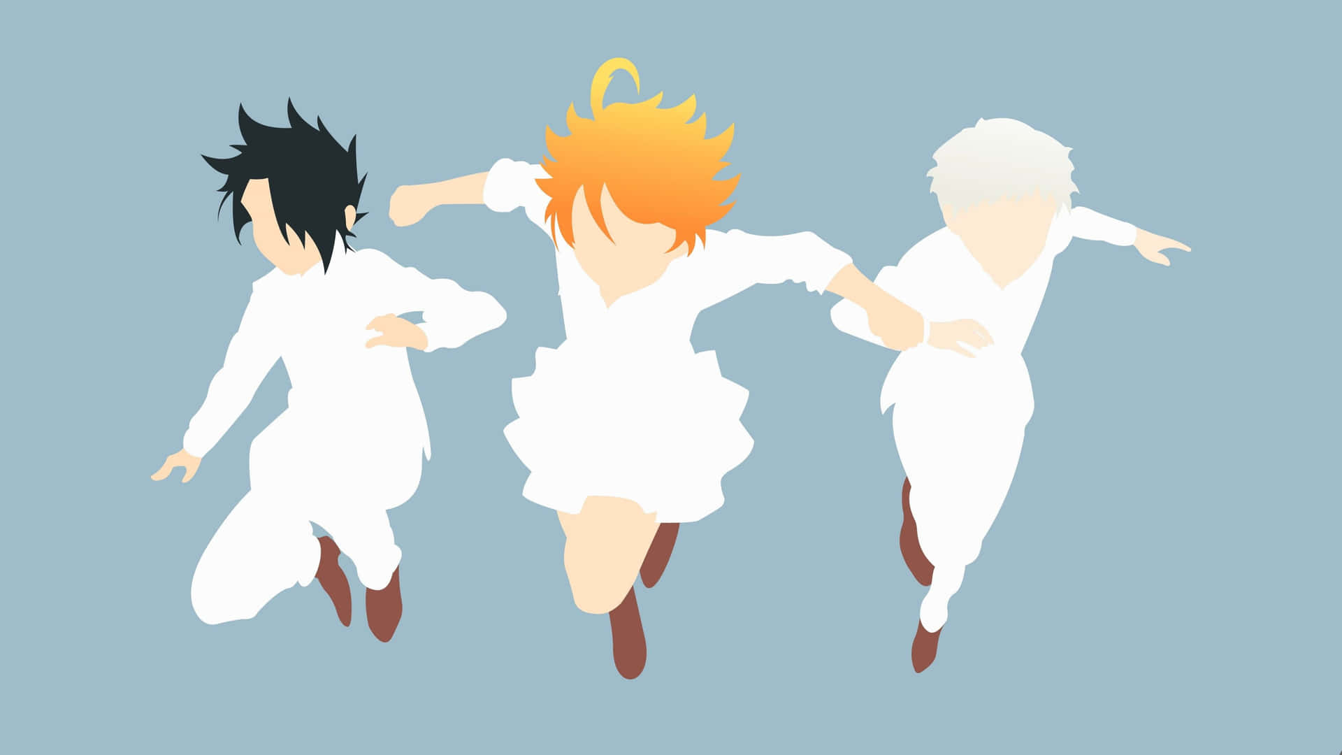 Jumping Vectrot Emma Norman Ray The Promised Neverland Background
