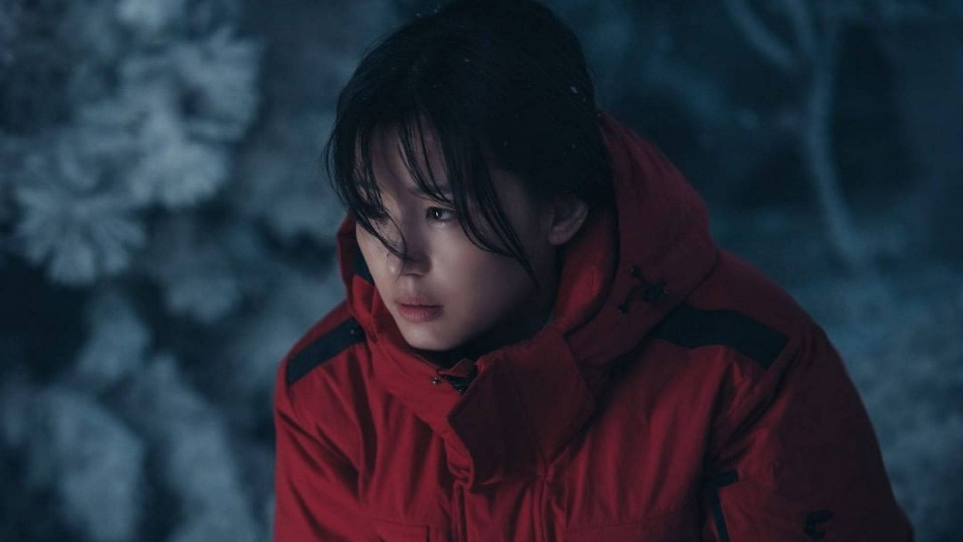 Jun Ji Hyun Gracing Cold Winter Weather Background