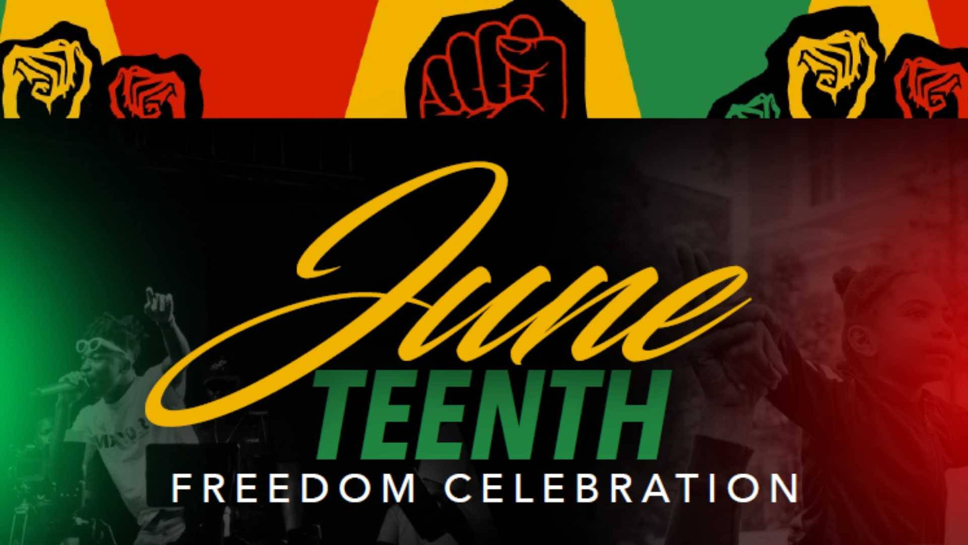 Juneteenth Celebration Poster Background
