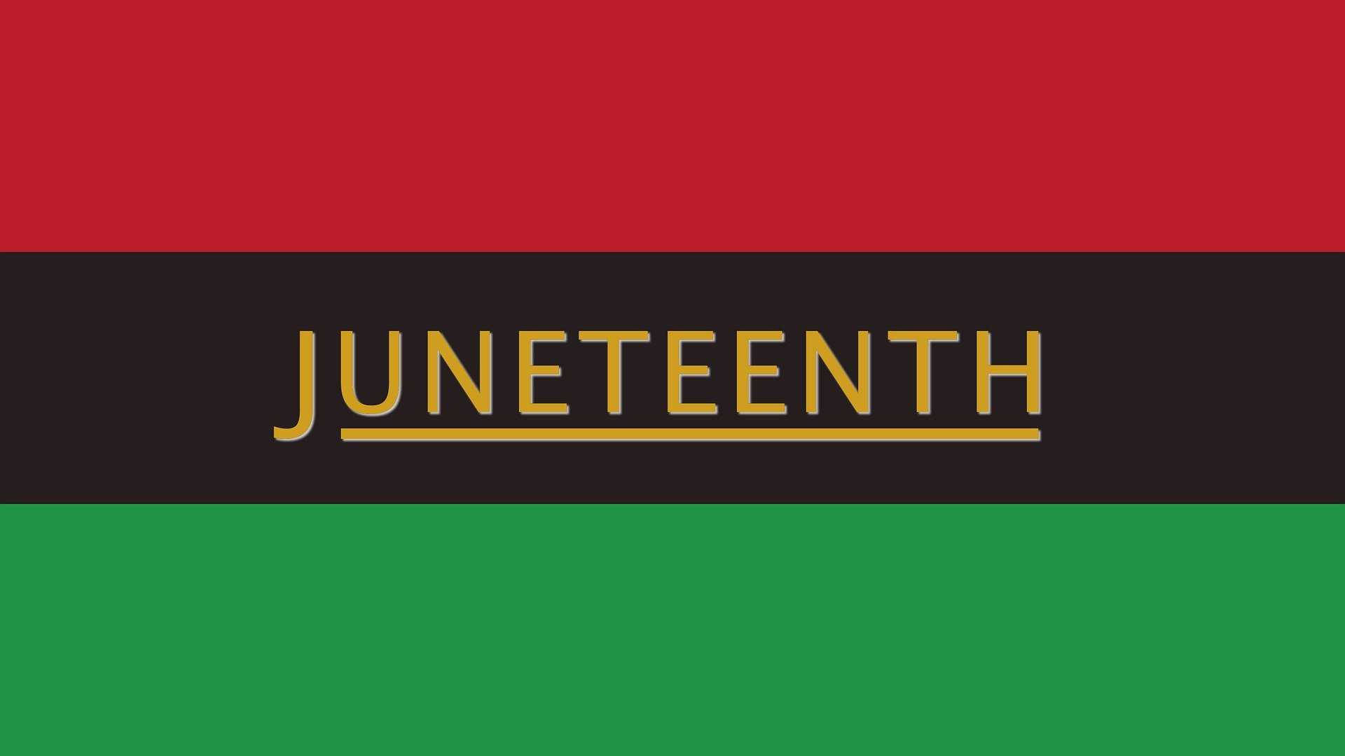 Juneteenth Classic African Colours Background