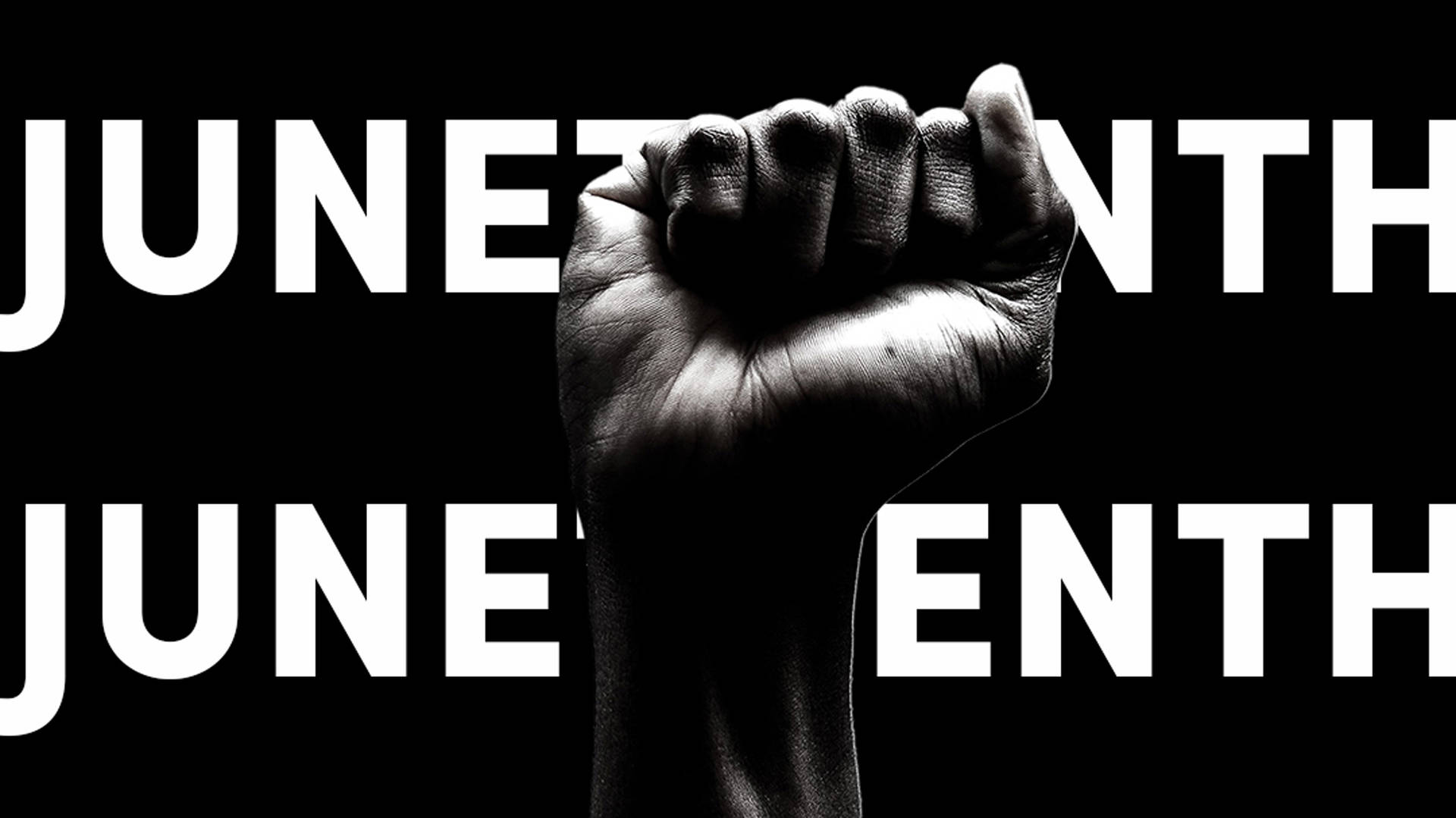 Juneteenth Closed Fist Background
