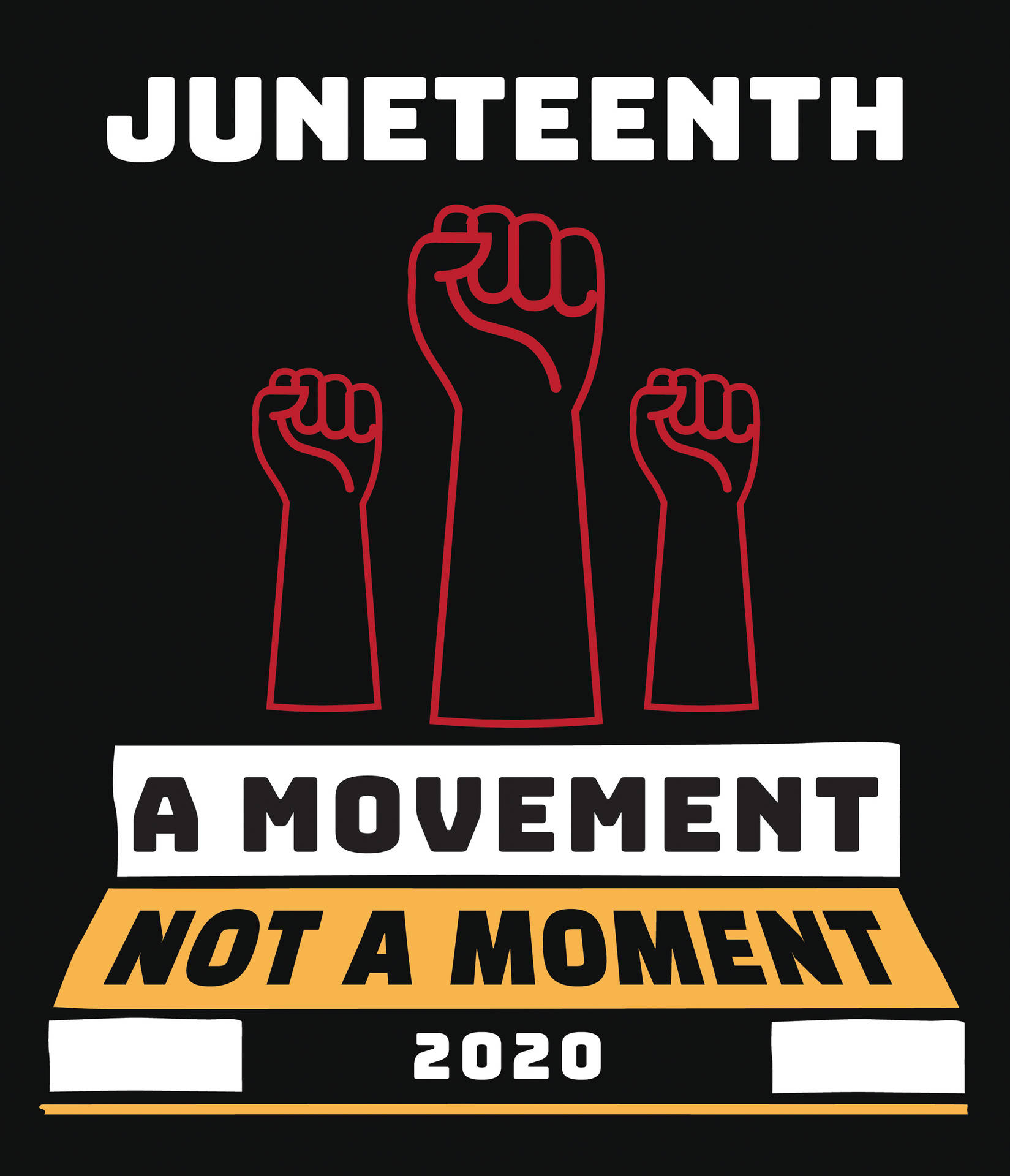 Juneteenth Movement Poster Background