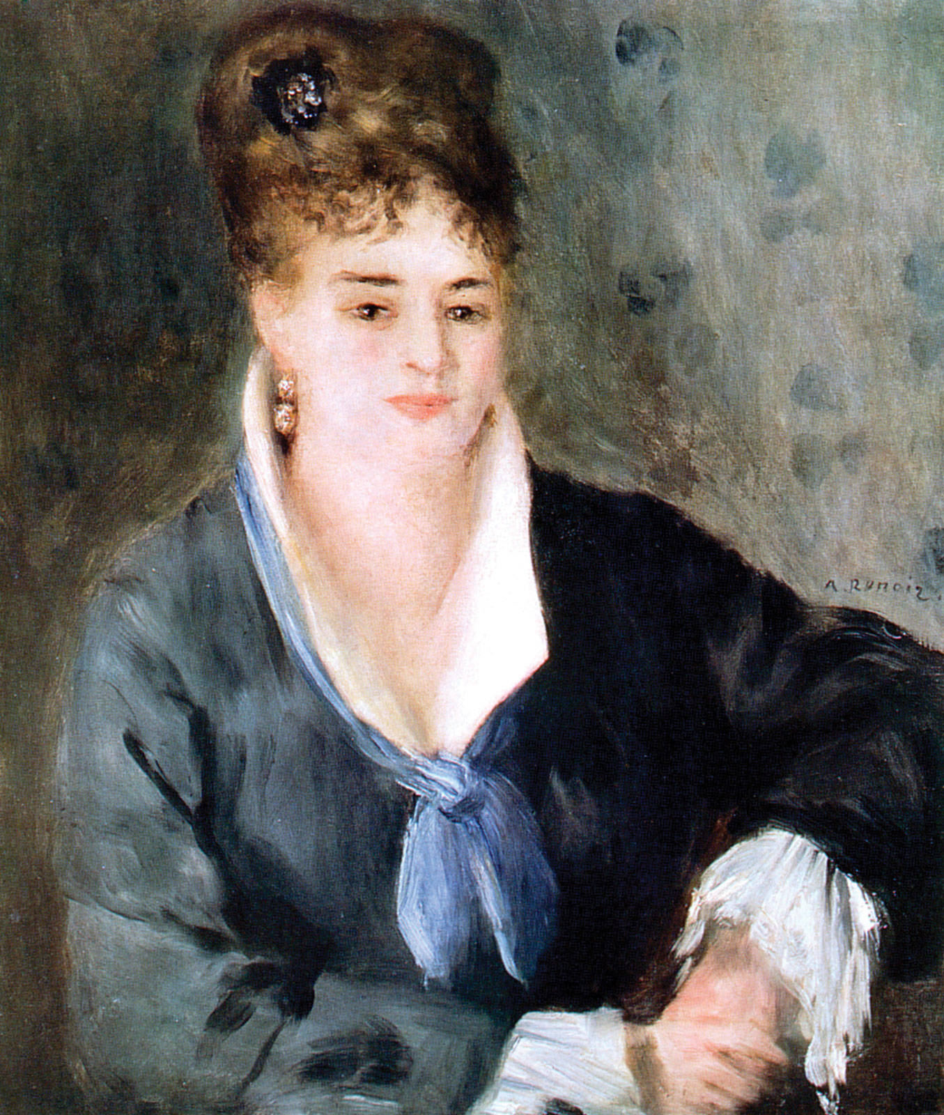 Junge Dame In Renoir Background