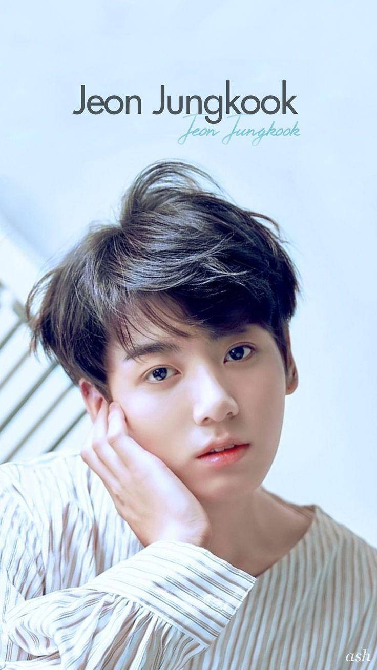 Jungkook Aesthetic Angelic Face Background