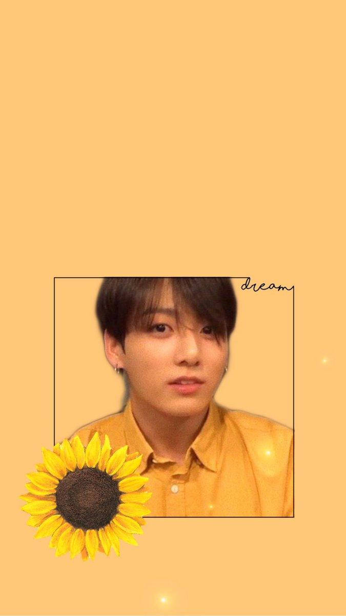 Jungkook Aesthetic Sunflower Background