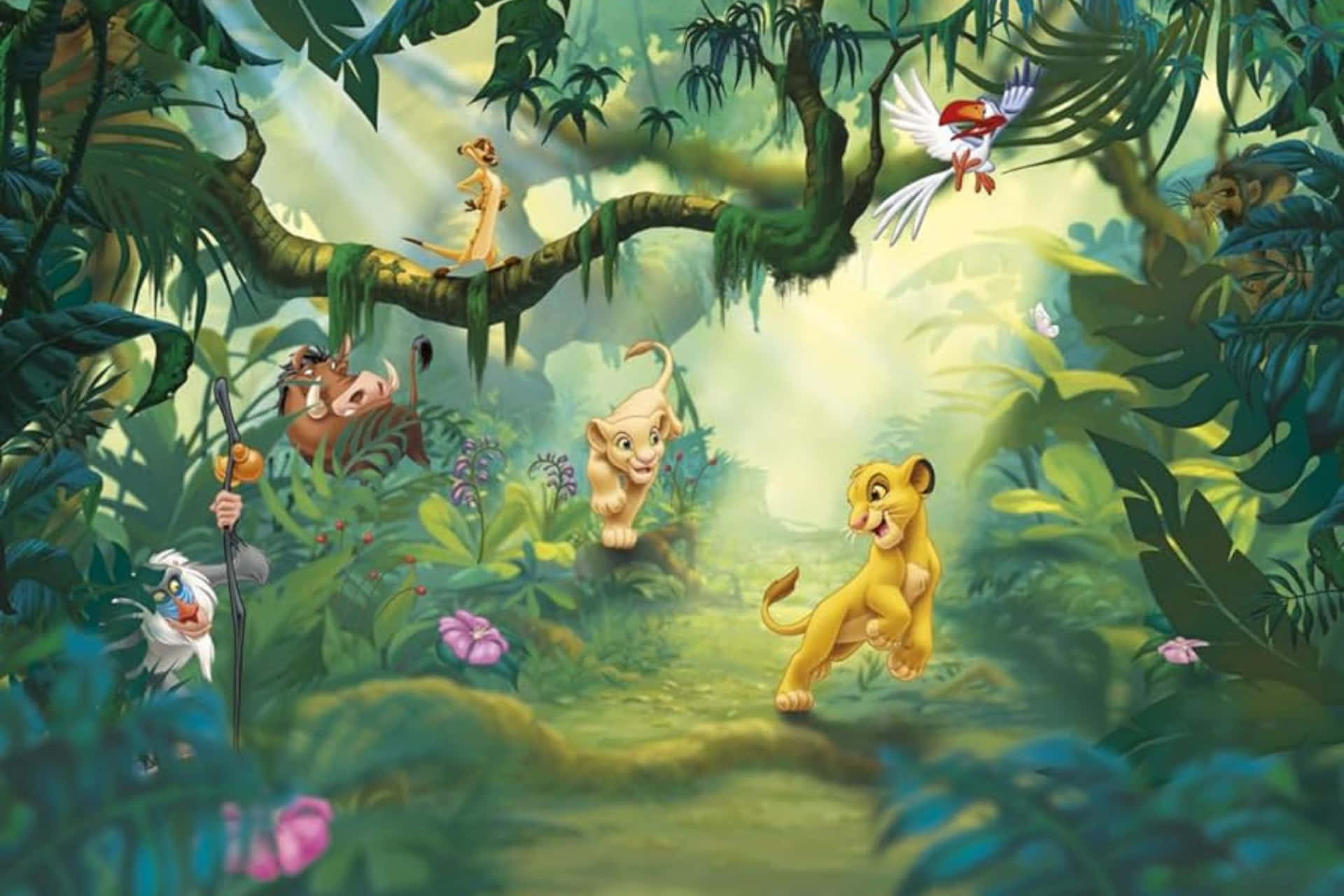 Jungle Friends Adventure Background
