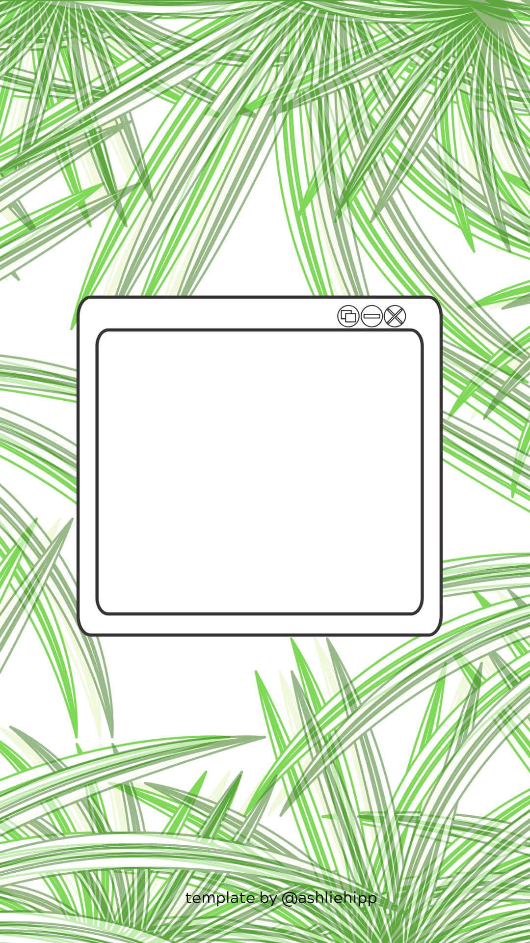 Jungle Leaves For Instagram Stories Background