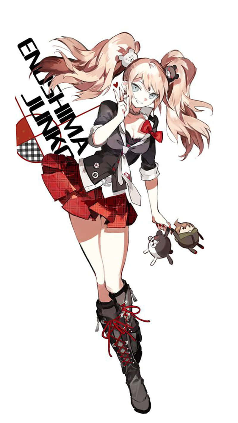 Junko Enoshima Name Danganronpa Pfp Background