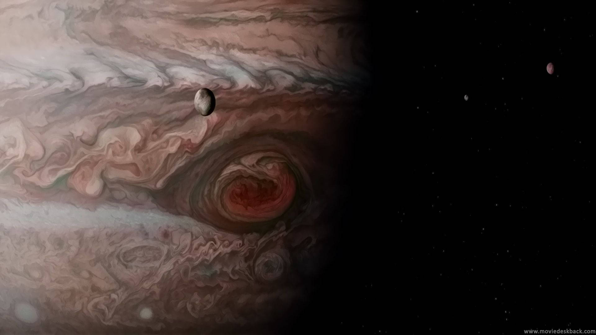 Jupiter And Its Moons Background