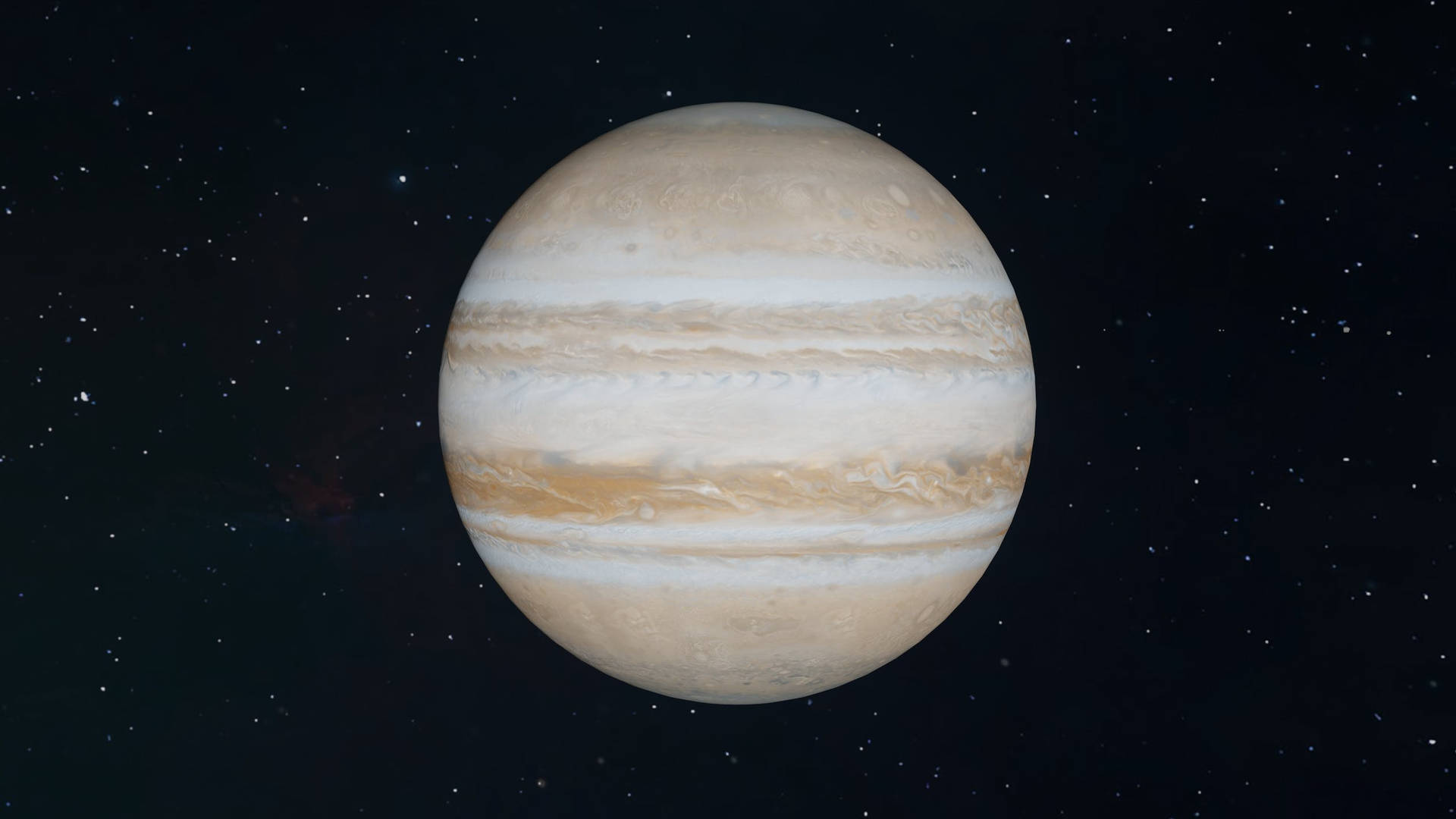 Jupiter Black Stars Background