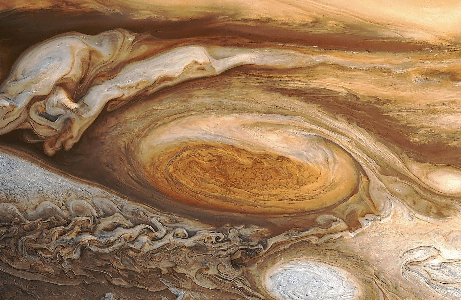 Jupiter's Great Red Spot Background