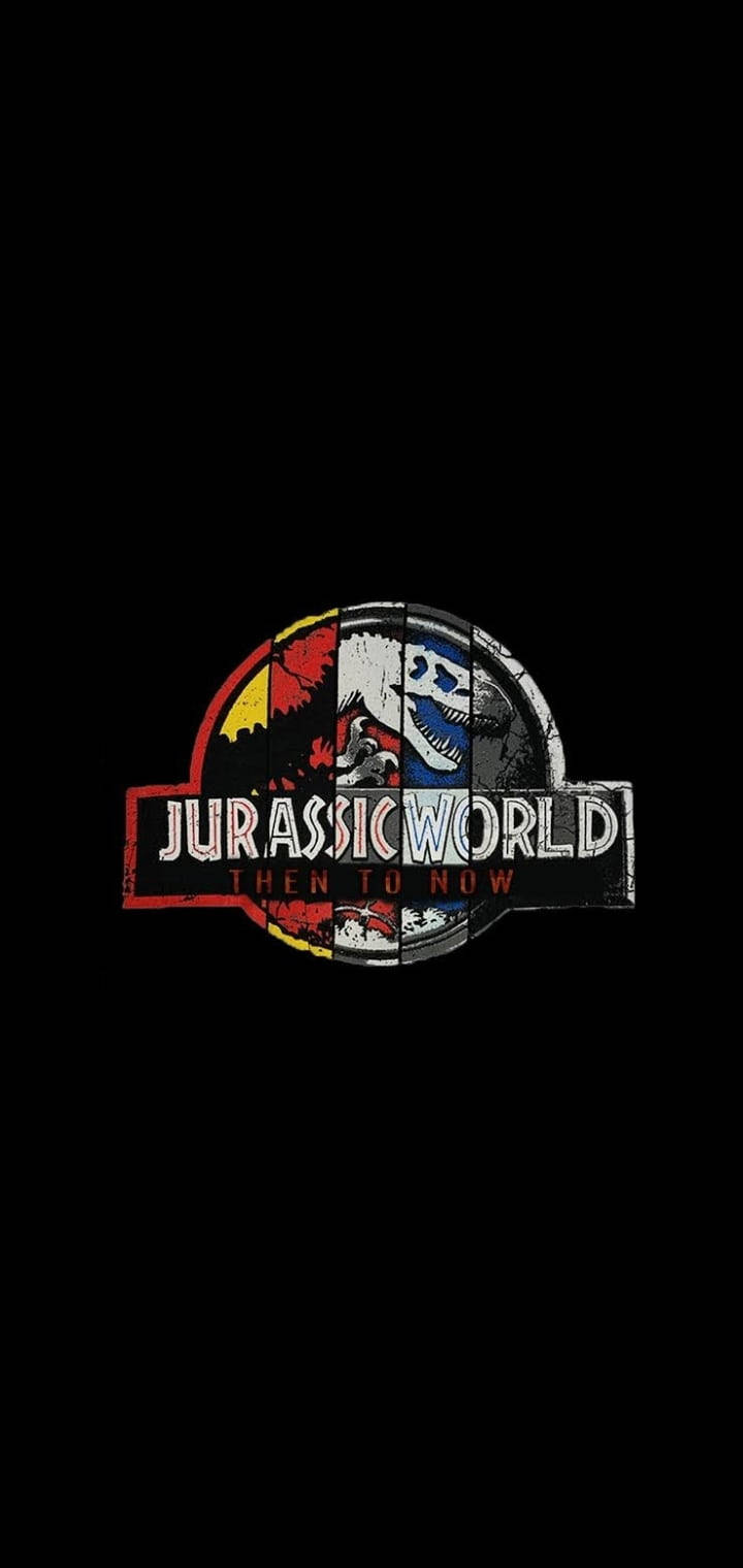 Jurassic World Black Logo Background