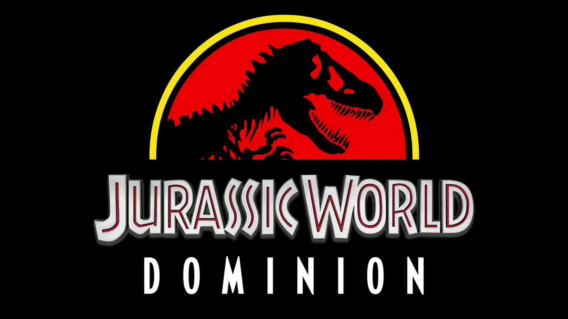 Jurassic World Dominion Red And Black Background