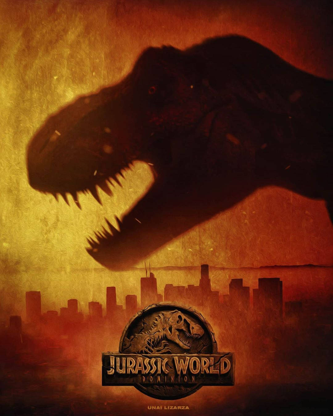 Jurassic World Dominion T-rex Background