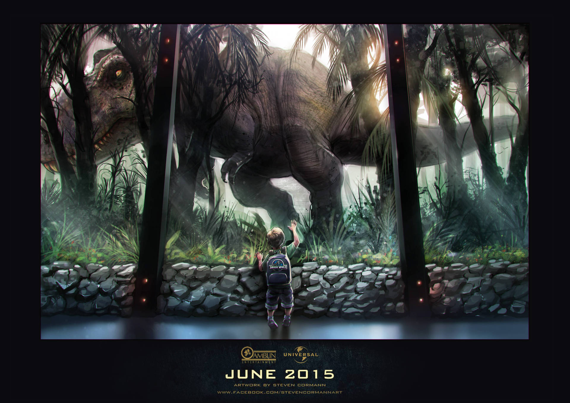 Jurassic World Graphics Art Background