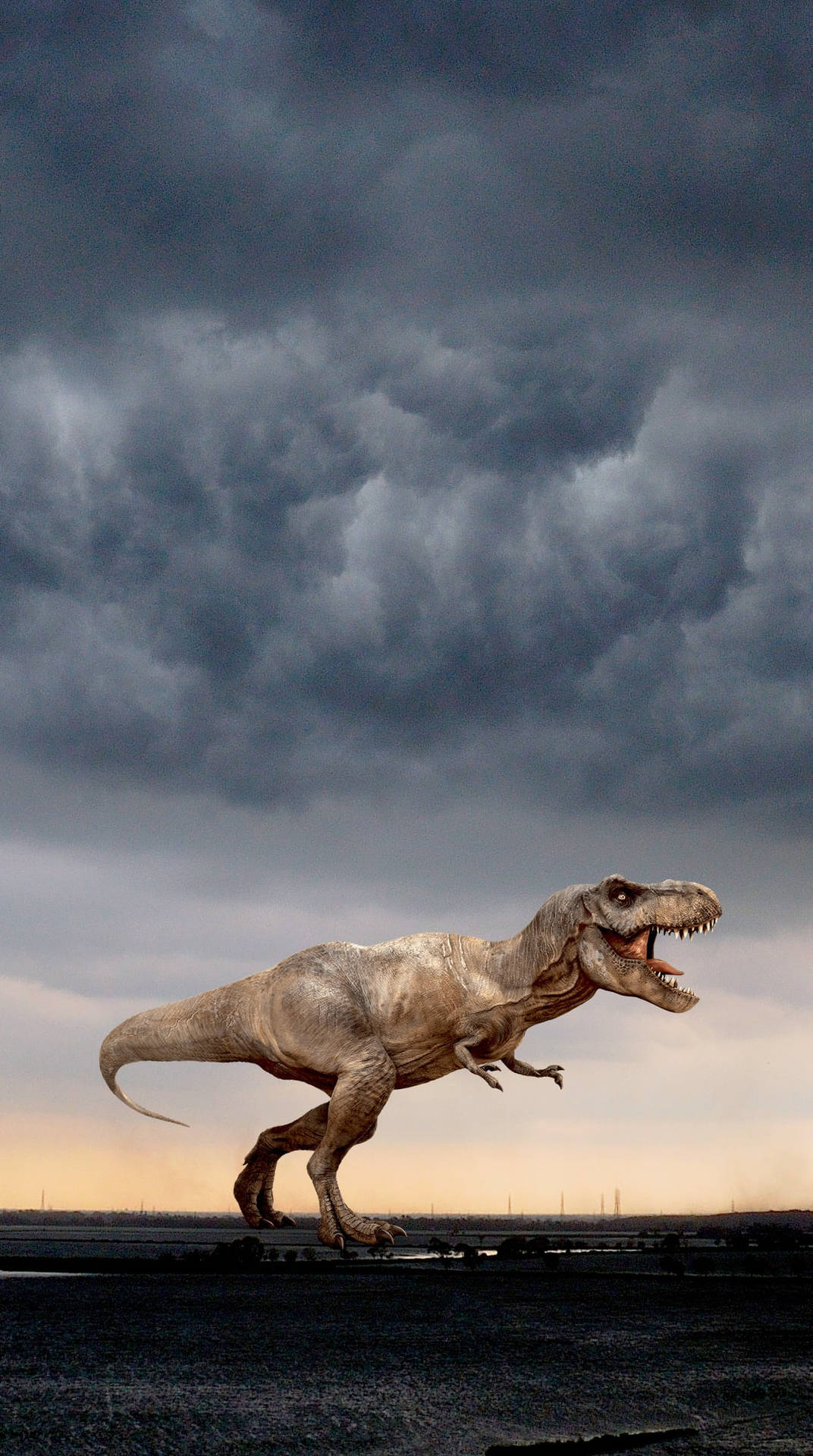 Jurassic World T-rex Dark Sky