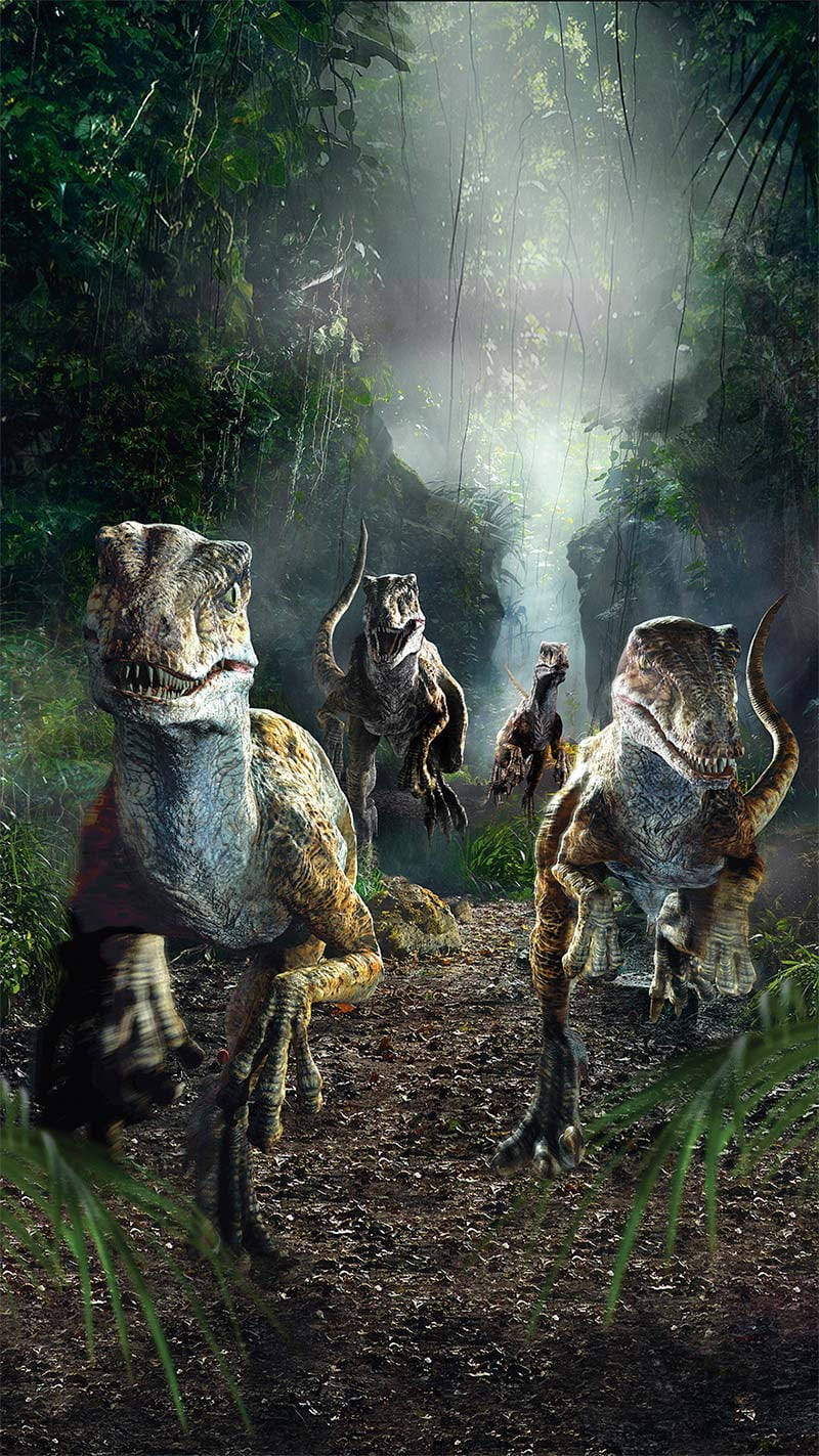 Jurassic World Velociraptors Background