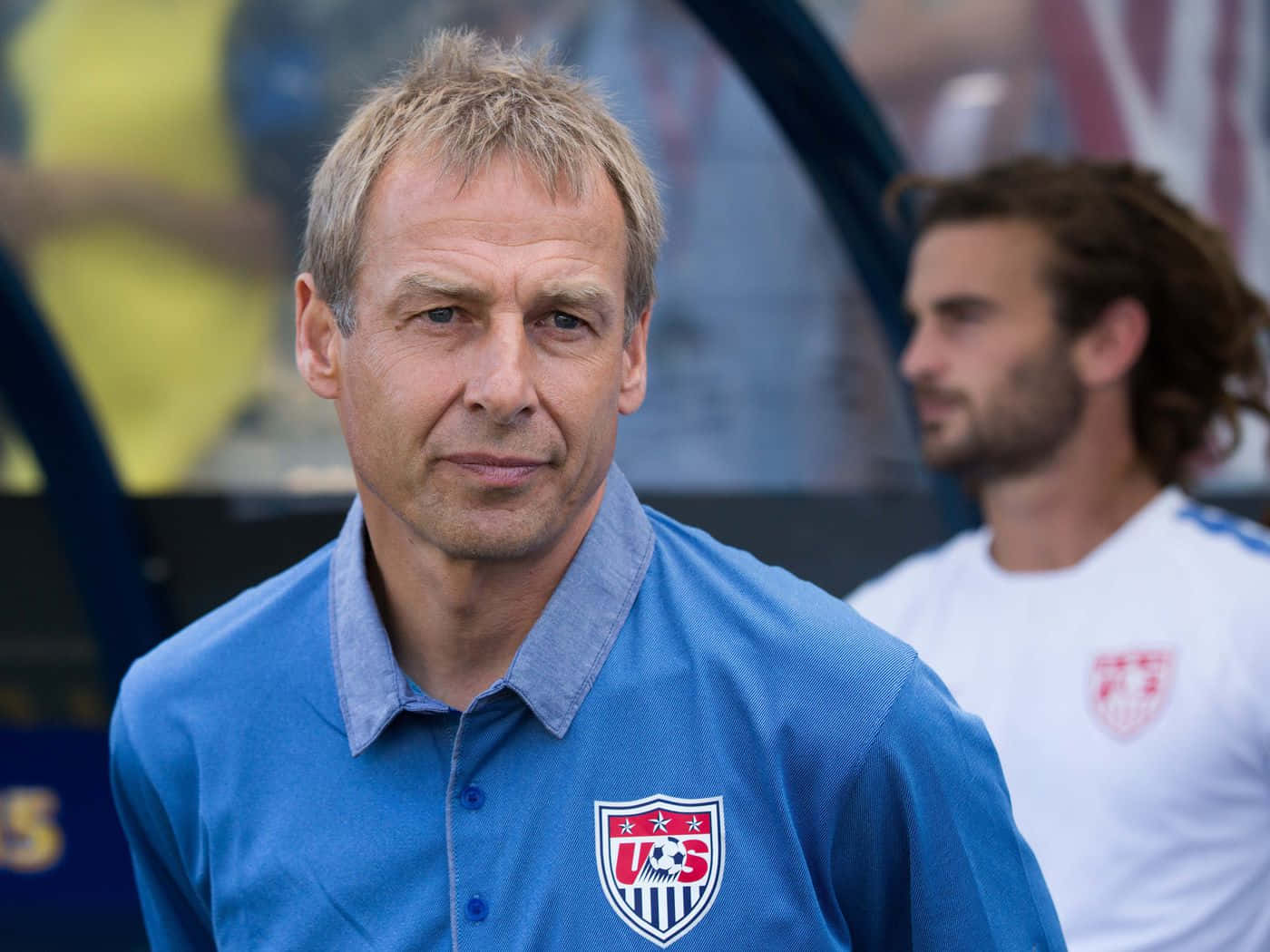Jurgen Klinsmann Serious Look Background