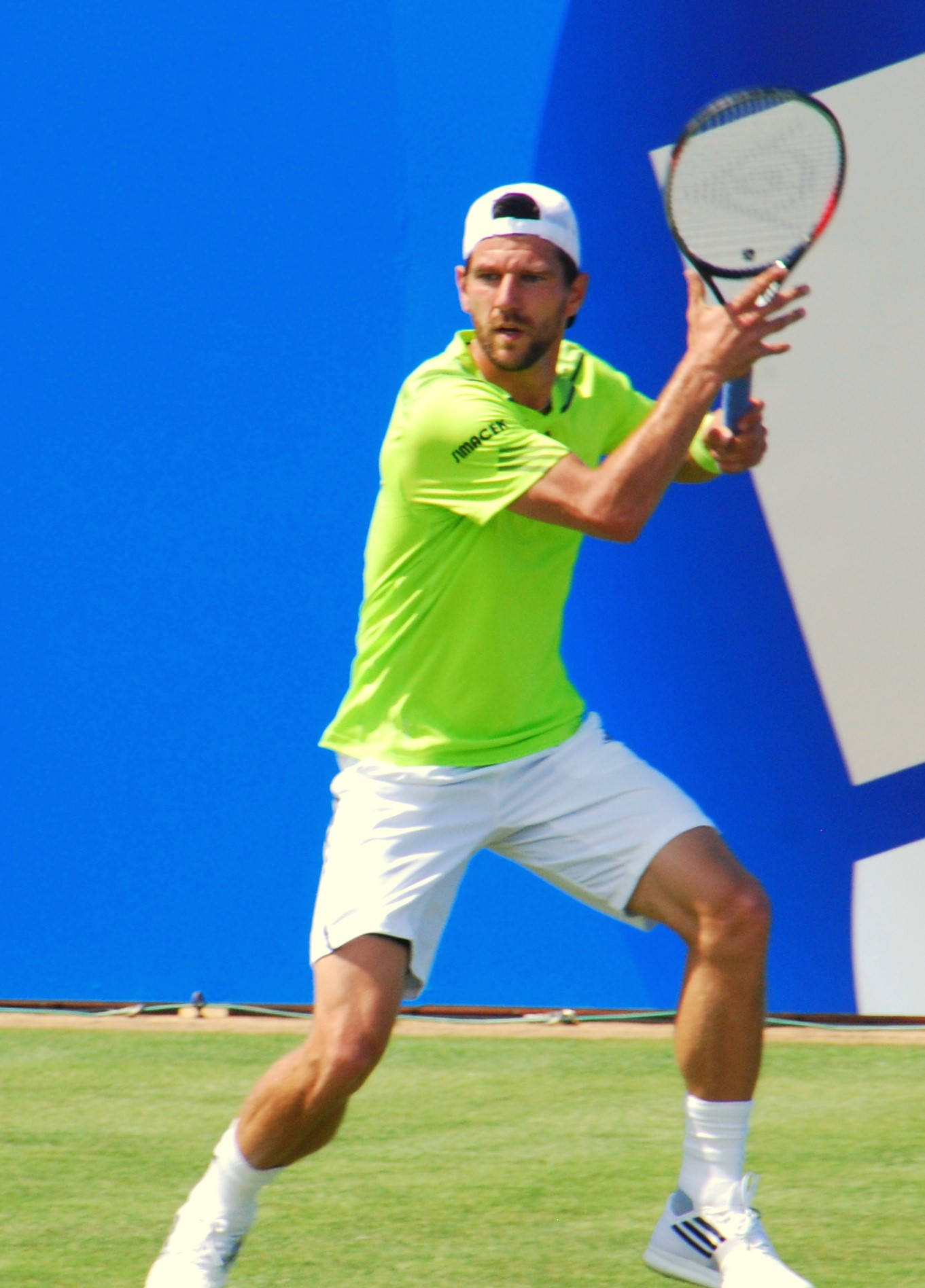 Jurgen Melzer Getting Ready To Strike Background