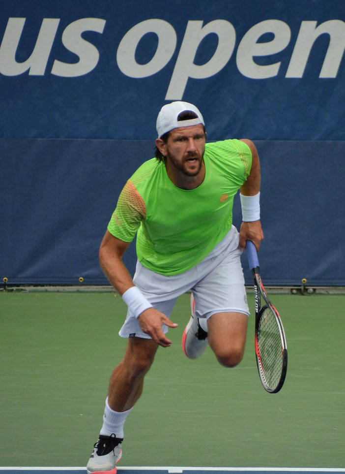 Jurgen Melzer In Neon Green Jersey Background