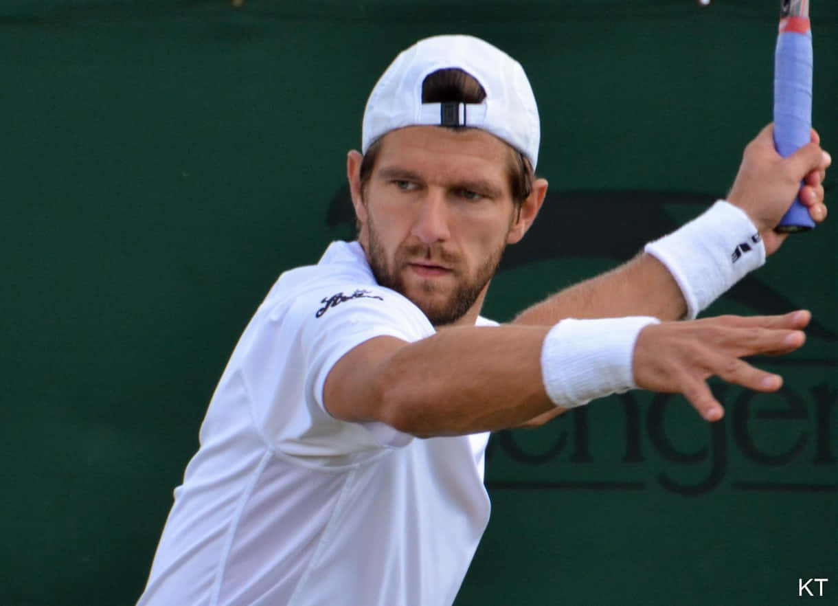 Jurgen Melzer With Serious Face Background