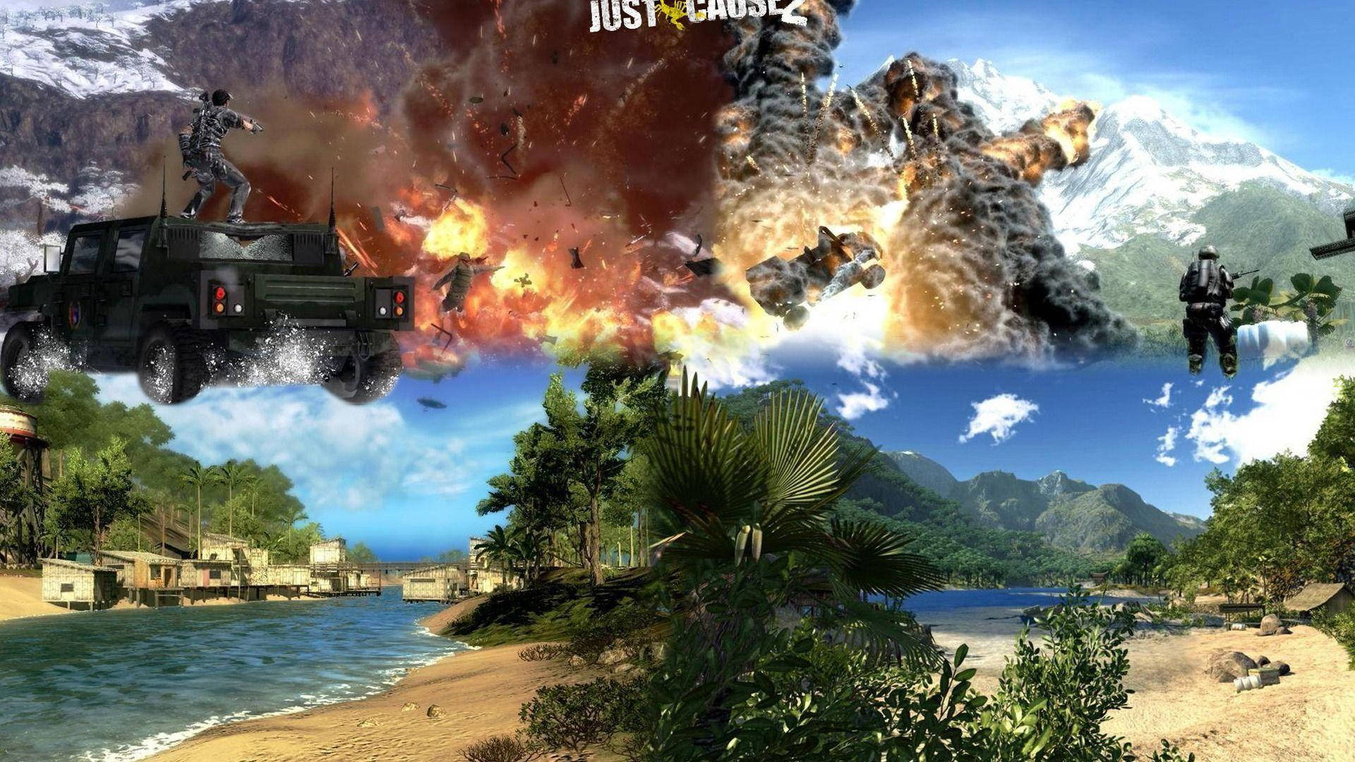 Just Cause 2 Calm And Chaos Background