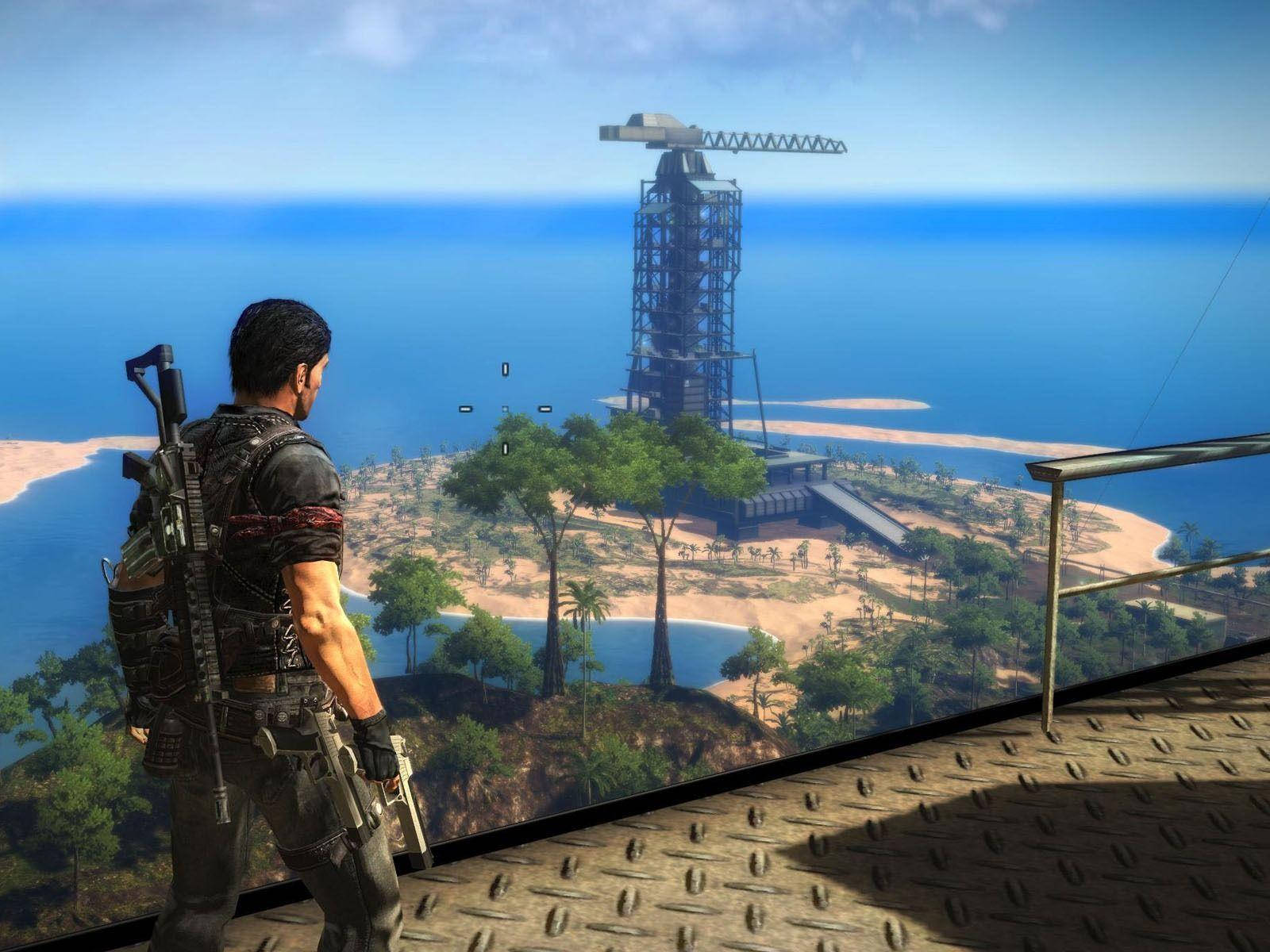 Just Cause 2 Construction Site Background