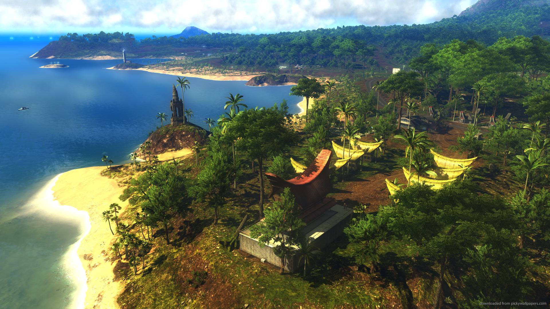Just Cause 2 Forest Island Background
