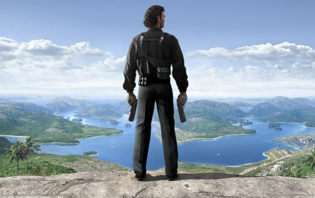 Just Cause 2 Mountain Edge Background
