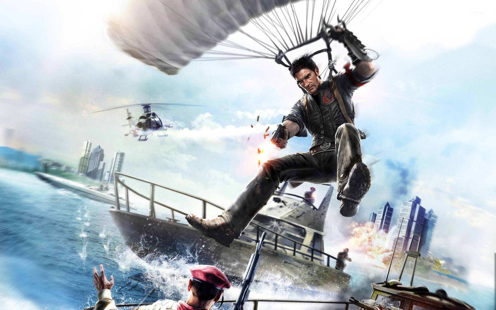 Just Cause 2 Rico Rodriguez Parachute