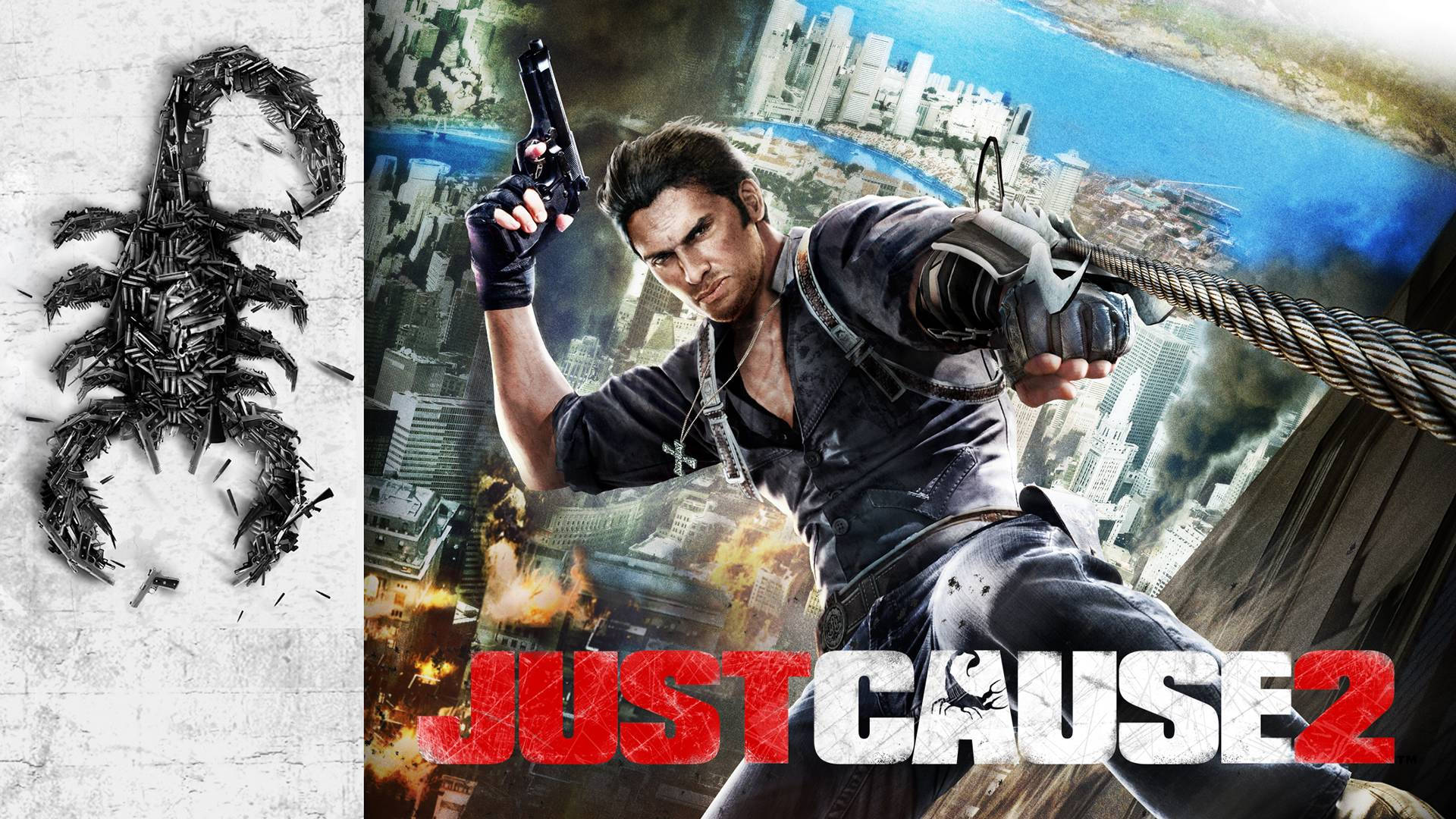Just Cause 2 Scorpion Poster Background