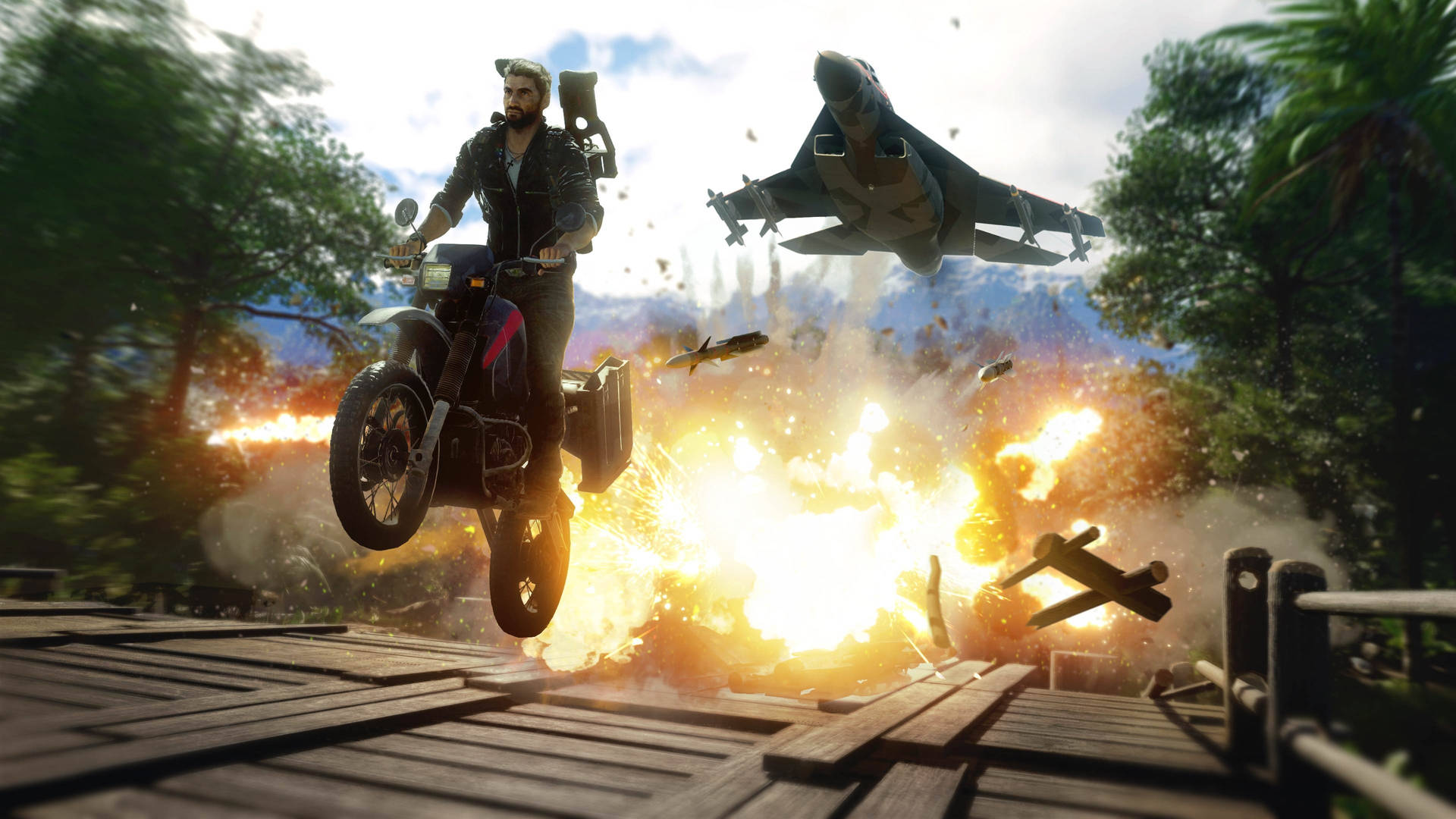 Just Cause 4 Motorcycle Background